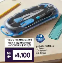 Carrefour Carrefour compás metálico oferta