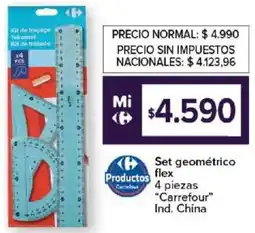 Carrefour Carrefour set geométrico flex oferta