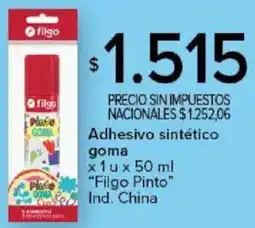 Carrefour Filgo pinto adhesivo sintético goma oferta