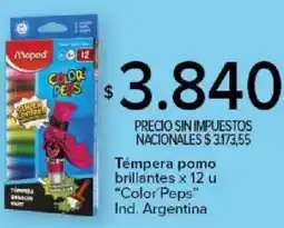 Carrefour Color peps tempera pomo brillantes oferta