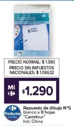 Carrefour Carrefour repuesto de dibujo nº5 oferta