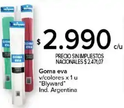 Carrefour Blyward goma eva v/colores oferta