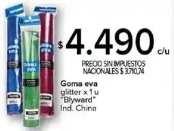 Carrefour Blyward goma eva glitter oferta