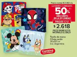 Carrefour Toalla de mano piñata jardín oferta