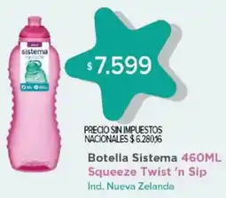Carrefour Twist 'n sip botella sistema squeeze oferta