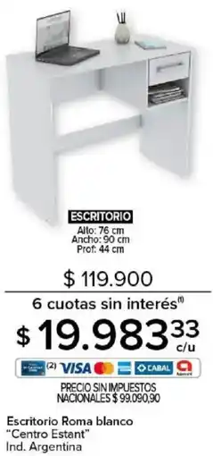 Carrefour Centro estant escritorio roma blanco oferta