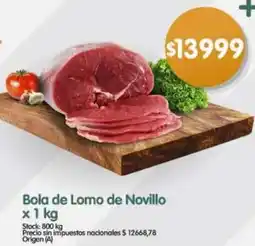 Supermercados Buenos Días Bola de lomo de novillo oferta