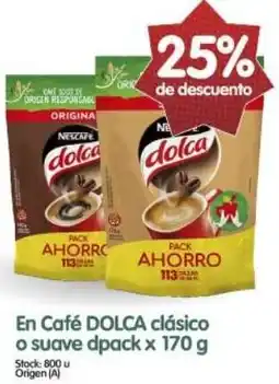 Supermercados Buenos Días Dolca en café clásico o suave dpack oferta