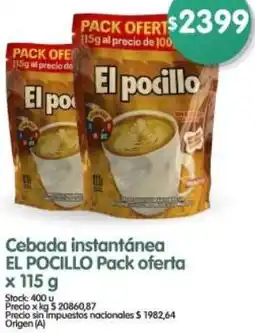Supermercados Buenos Días El pocillo cebada instantánea pack oferta oferta