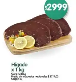 Supermercados Buenos Días Hígado oferta