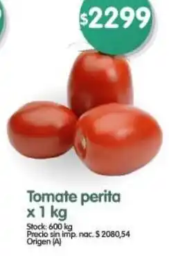 Supermercados Buenos Días Tomate perita oferta