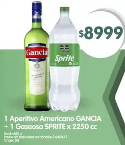 Supermercados Buenos Días Gancia 1 aperitivo americano oferta