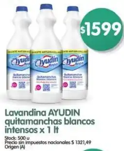 Supermercados Buenos Días Ayudín lavandina quitamanchas blancos intensos oferta
