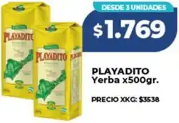 Supermayorista Vital Playadito yerba oferta