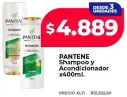 Supermayorista Vital Pantene shampoo y acondicionador oferta
