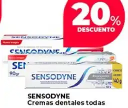 Supermayorista Vital Sensodyne cremas dentales todas oferta