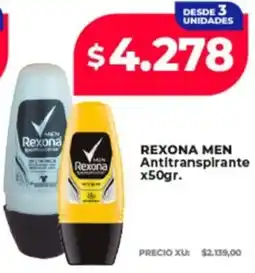 Supermayorista Vital Rexona men antitranspirante oferta