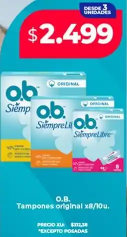 Supermayorista Vital O.B. tampones original oferta