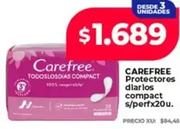 Supermayorista Vital Carefree protectores dlarlos compact s/perf oferta
