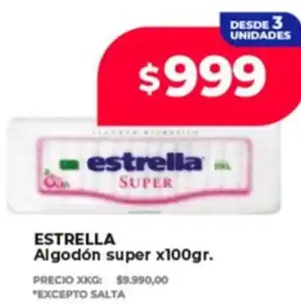 Supermayorista Vital Estrella algodón super oferta