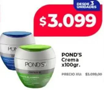 Pond's crema