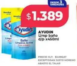 Supermayorista Vital Ayudín limp baño d/p oferta