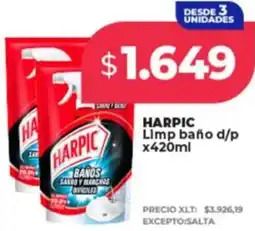 Supermayorista Vital Harpic limp baño d/p oferta