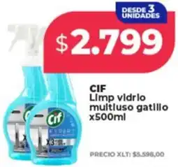 Supermayorista Vital Cif limp vidrio multiuso gatillo oferta
