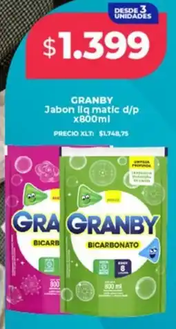 Supermayorista Vital Granby jabon liq matic d/p oferta