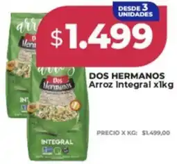 Supermayorista Vital Dos hermanos arroz integral oferta