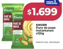 Supermayorista Vital Knorr pure de papa instantaneo oferta