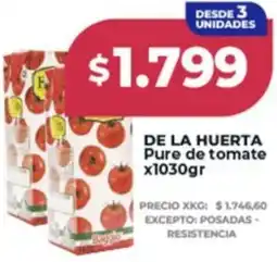 Supermayorista Vital De la huerta pure de tomate oferta