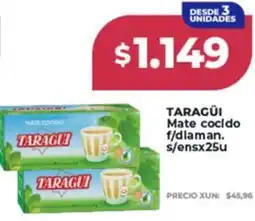 Supermayorista Vital Taragüi mate cocido f/dlaman. s/ens oferta