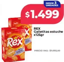 Supermayorista Vital Rex galletitas estuche oferta