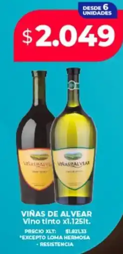 Supermayorista Vital Viñas de alvear vino tinto oferta