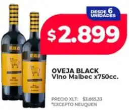 Supermayorista Vital Oveja black vino malbec oferta