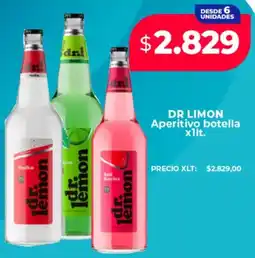 Supermayorista Vital Dr limon aperitivo botella oferta