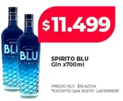 Supermayorista Vital Spirito blu gin oferta