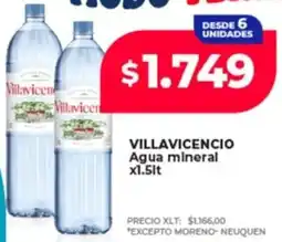 Supermayorista Vital Villavicencio agua mineral oferta