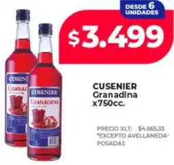 Supermayorista Vital Cusenier granadina oferta