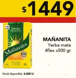 Nini Mayorista Mañanita yerba mate 4flex oferta