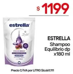 Nini Mayorista Estrella shampoo equilibrio dp oferta