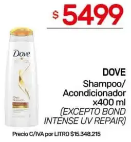 Nini Mayorista Dove shampoo/ acondicionador oferta