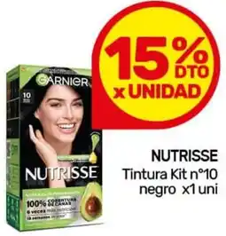 Nini Mayorista Nutrisse tintura kit n°10 negro oferta