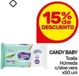 Nini Mayorista Candy baby toalla húmeda c/aloe vera oferta