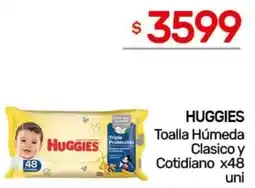 Nini Mayorista Huggies toalla húmeda clasico y cotidiano oferta