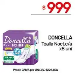 Nini Mayorista Doncella toalla noct.c/a oferta