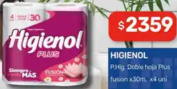 Nini Mayorista Higienol p.hig. doble hoja plus fusion oferta
