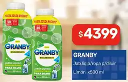 Nini Mayorista Granby jab.liq.p/ropa p/diluir limón oferta