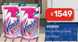 Nini Mayorista Vanish pre-lav pod 02/white DP oferta